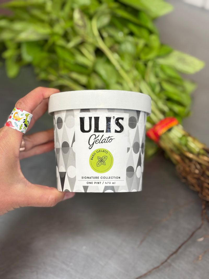 "The Garden Of" Basil Gelato Pint (16floz)
